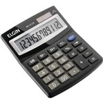 Ficha técnica e caractérísticas do produto Calculadora de Mesa MV4124 Solar/Bateria - Elgin