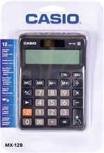 Ficha técnica e caractérísticas do produto Calculadora de Mesa Mx 12b S4 Dc Preta - Casio