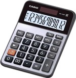 Ficha técnica e caractérísticas do produto Calculadora de Mesa Pequena 12 Dígitos Mx-120b-s4-dc Prata - Casio