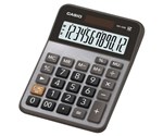 Ficha técnica e caractérísticas do produto Calculadora de Mesa Pequena 12 Dígitos MX-120B-S4-DC Prata - Solar - Casio