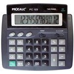 Ficha técnica e caractérísticas do produto Calculadora de Mesa Procalc 12 Dig C/ Visor Dobravel Solar/Bat