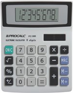 Ficha técnica e caractérísticas do produto Calculadora de Mesa Procalc - PC086