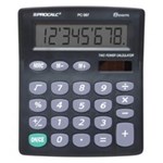 Ficha técnica e caractérísticas do produto Calculadora de Mesa Procalc Pc087 - 8 Dígitos, Solar/Bateria, Teclado de Borracha