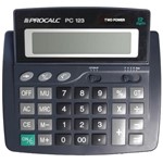 Ficha técnica e caractérísticas do produto Calculadora De Mesa Procalc PC123 12 Dígitos Solar Preto