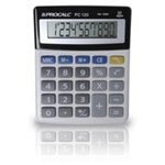 Ficha técnica e caractérísticas do produto Calculadora de Mesa Procalc Pc120 - 10 Díg. Grandes, Solar/Bateria, Visor Inclinado
