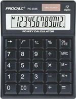 Ficha técnica e caractérísticas do produto Calculadora de Mesa Procalc - PC234K