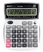 Ficha técnica e caractérísticas do produto Calculadora de Mesa PS-6888B Hoopson
