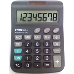 Ficha técnica e caractérísticas do produto Calculadora De Mesa Trully 8dig.visor Gr.prata Unidade