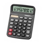 Ficha técnica e caractérísticas do produto Calculadora de Mesa Truly 12 Dígitos 836B-12