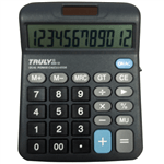 Ficha técnica e caractérísticas do produto Calculadora de Mesa Truly 833 12 Dígitos 1007973