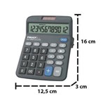 Ficha técnica e caractérísticas do produto Calculadora de Mesa Truly 833-12