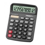 Ficha técnica e caractérísticas do produto Calculadora de Mesa Truly 836B-12 12 Digitos