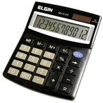Ficha técnica e caractérísticas do produto Calculadora de Mesa Visor 12 Dígitos MV4124 - Elgin