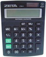 Ficha técnica e caractérísticas do produto Calculadora de Mesa Zeta Zt811 12Dig.Preta Procalc