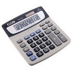 Ficha técnica e caractérísticas do produto Calculadora Elgin de Mesa Mv-4123 Cinza