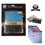 Ficha técnica e caractérísticas do produto Calculadora Financeira Programável HP 12C Gold - Garantia HP 12 Meses - 4 Resumões