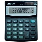 Ficha técnica e caractérísticas do produto Calculadora Mesa 12 Dígitos Zeta