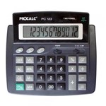 Ficha técnica e caractérísticas do produto Calculadora Mesa Procalc PC123 12 Dígitos Bateria Solar