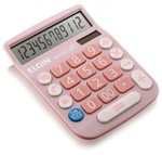 Ficha técnica e caractérísticas do produto Calculadora Mesa Rosa Mv4130 Elgin