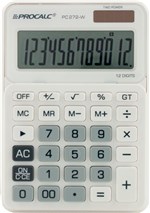 Ficha técnica e caractérísticas do produto Calculadora Procalc PC272W 12 Dígitos
