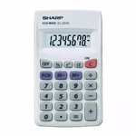Ficha técnica e caractérísticas do produto Calculadora Sharp El-233SB . Branco