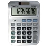 Ficha técnica e caractérísticas do produto Calculadora Truly 6001-8 - Prata