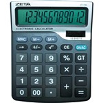 Ficha técnica e caractérísticas do produto Calculadora Zeta de Mesa 12 Digitos - Zt745