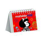 Ficha técnica e caractérísticas do produto Calendário de Mesa 13X10,8 Cm Mafalda Vermelho - 2018