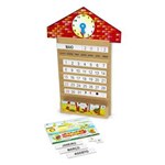 Ficha técnica e caractérísticas do produto Calendario Relógio 58 Peças - PVC Colorido Carlu Brinquedos - Colorido