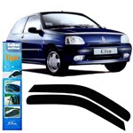 Ficha técnica e caractérísticas do produto Calha Adaptável Renault Clio Fase 1 Tiger 1996 1997 1998 1999 - 2 Portas - Acrilica - 2 Peças - RN8550