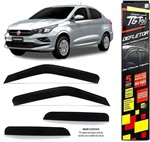 Ficha técnica e caractérísticas do produto Calha Chuva Defletor TG Poli Fiat Cronos 2018 - 4 Portas