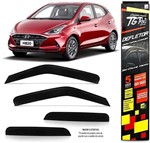 Ficha técnica e caractérísticas do produto Calha Chuva Defletor TG Poli Hyundai HB20 Hatch 2020 - 4 Portas