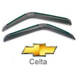 Ficha técnica e caractérísticas do produto Calha de Chuva Acrilica Adesiva Chevrolet Celta 2P