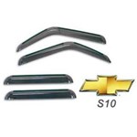 Ficha técnica e caractérísticas do produto Calha de Chuva Acrílica Adesiva Chevrolet S10 2012 ? 4 Portas