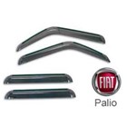 Ficha técnica e caractérísticas do produto Calha de Chuva Acrílica Adesiva Fiat Novo Palio 2012 ? 4 Portas