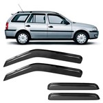 Ficha técnica e caractérísticas do produto Calha de Chuva Acrílica Adesiva Volkswagen Gol/Saveiro/Parati G2/G3/G4 4 Portas