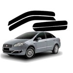 Ficha técnica e caractérísticas do produto Calha de Chuva Defletor Fiat Linea 08/17
