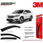 Ficha técnica e caractérísticas do produto Calha de Chuva Honda Crv 2012/... 4 Portas Marçon