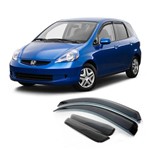 Ficha técnica e caractérísticas do produto Calha de Chuva Honda Fit 2003 a 2008 4 Portas TG Poli Defletor Portas Protetor Janelas