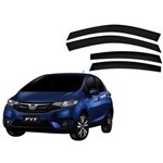Ficha técnica e caractérísticas do produto Calha de Chuva Acrílica Honda Fit 2015 - 4 Portas Fumê - TGPoli 28.008