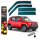 Ficha técnica e caractérísticas do produto Calha Defletor de Chuva Jeep Renegade 15/16 (4 Portas)