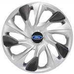 Ficha técnica e caractérísticas do produto Calota Aro 14 Ds5 Esportiva Silver Ford Ka Fiesta Focus