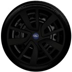 Ficha técnica e caractérísticas do produto Calota Preto Fosco Aro 15 Ford Fiesta Focus Ká Ecosport G869Pf - Grid Calotas