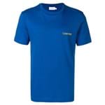 Ficha técnica e caractérísticas do produto Calvin Klein Camiseta com Logo Contrastante - Azul