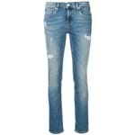 Ficha técnica e caractérísticas do produto Calvin Klein Jeans Calça Jeans Bootcut - Azul