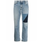 Ficha técnica e caractérísticas do produto Calvin Klein Jeans Calça Jeans com Patchwork - Azul