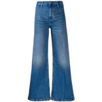 Ficha técnica e caractérísticas do produto Calvin Klein Jeans Calça Jeans Flare Cintura Alta - Azul