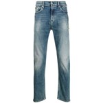Ficha técnica e caractérísticas do produto Calvin Klein Jeans Calça Jeans Reta Destroyed - Azul