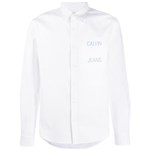 Ficha técnica e caractérísticas do produto Calvin Klein Jeans Camisa com Logo - Branco