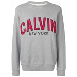 Ficha técnica e caractérísticas do produto Calvin Klein Jeans Moletom com Logo - Cinza